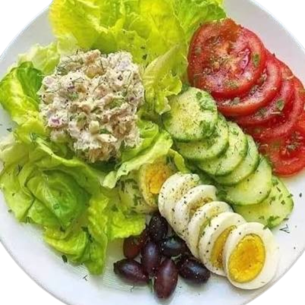 Salade verte au thon/ Œufs